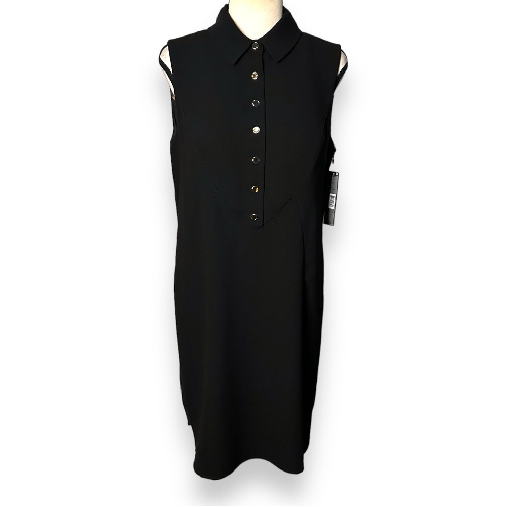 3/$20 💥 TAHARI Arthur S. Levine Black Sheath‎ Dress Sleeveless Classic Career